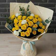 Букет цветов из:  Розы #REPLACE_PRED# Чистогорском