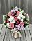 Букет цветов из: Альстромерии, Гвоздики, Розы и Хризантемы в Чистогорском