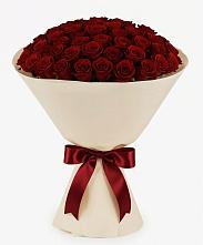 Букет 101 Бордовая роза Блэк Бакарра в Чистогорском