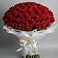 Букет 101 Красная роза Блэк Мэджик в Чистогорском
