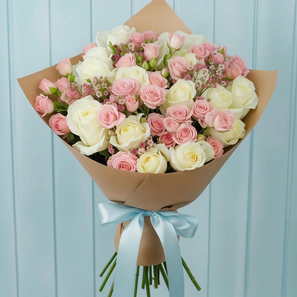 Букет цветов из: Розы в Чистогорском