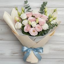 Букет цветов из:  Лизиантусы в Чистогорском