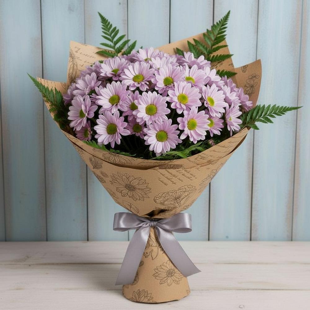Букет цветов из: Хризантемы в Чистогорском