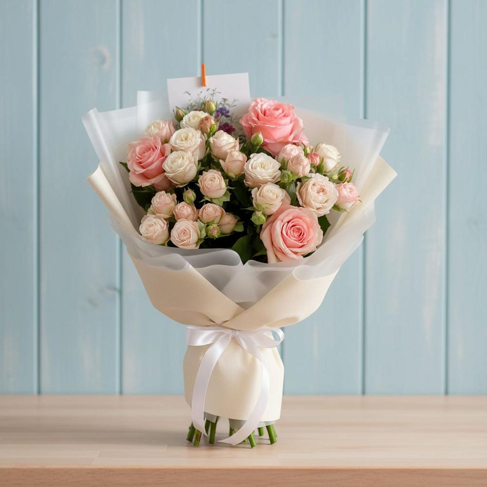 Букет цветов из: Розы в Чистогорском