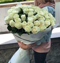 Букет 35 Белых роз #REPLACE_PRED# Чистогорском