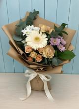 Букет цветов из:  Герберы и Хризантемы в Чистогорском