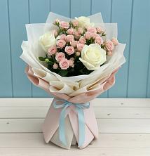 Букет цветов из:  Розы в Чистогорском