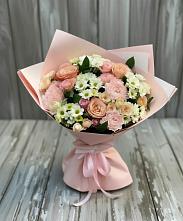 Букет цветов из:  Гвоздики, Розы и Хризантемы в Чистогорском