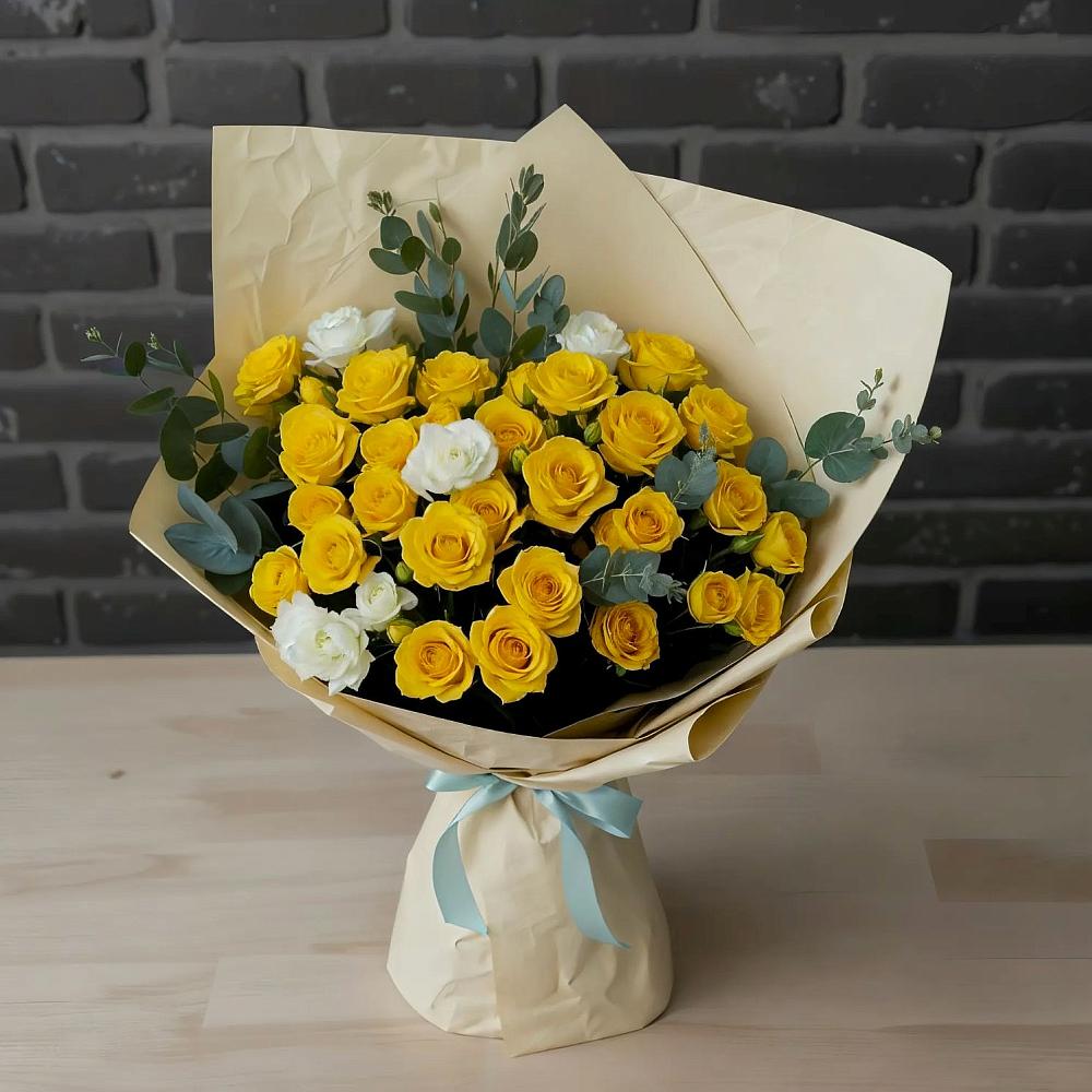 Букет цветов из: Розы в Чистогорском