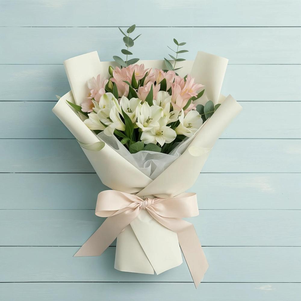 Букет цветов из: Альстромерии в Чистогорском