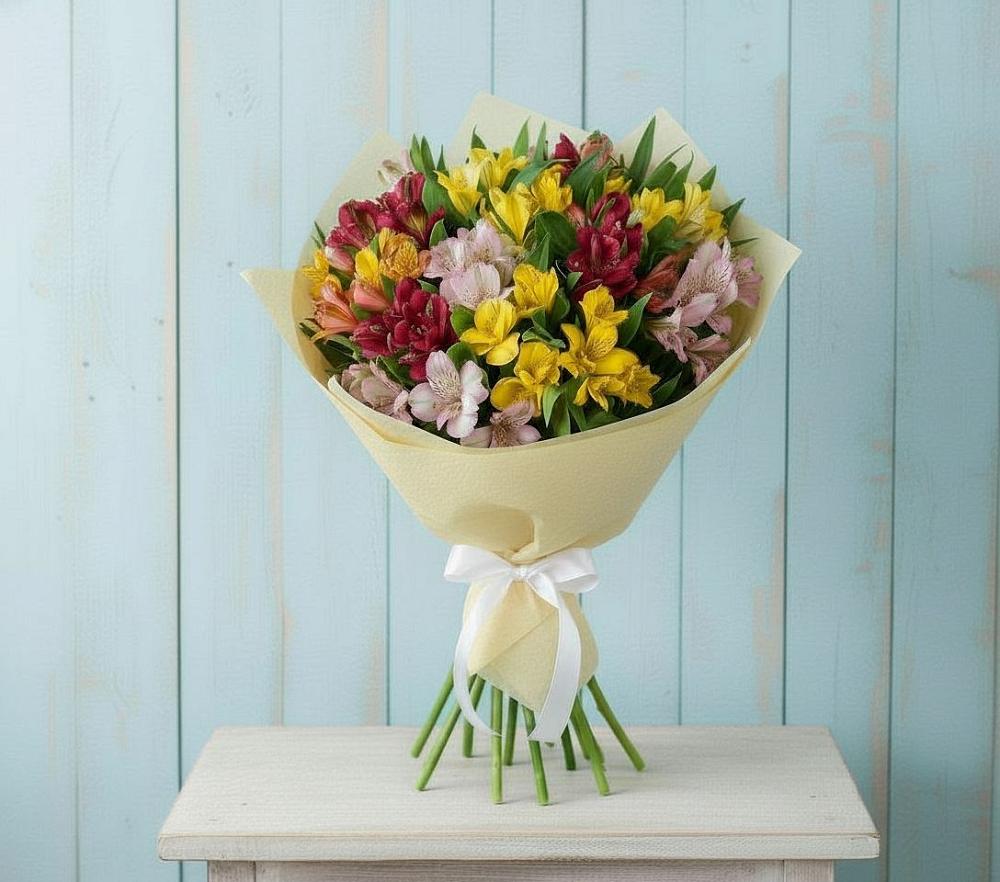 Букет цветов из: Альстромерии в Чистогорском