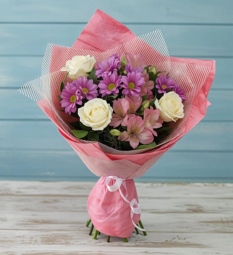 Букет цветов из: Герберы в Чистогорском