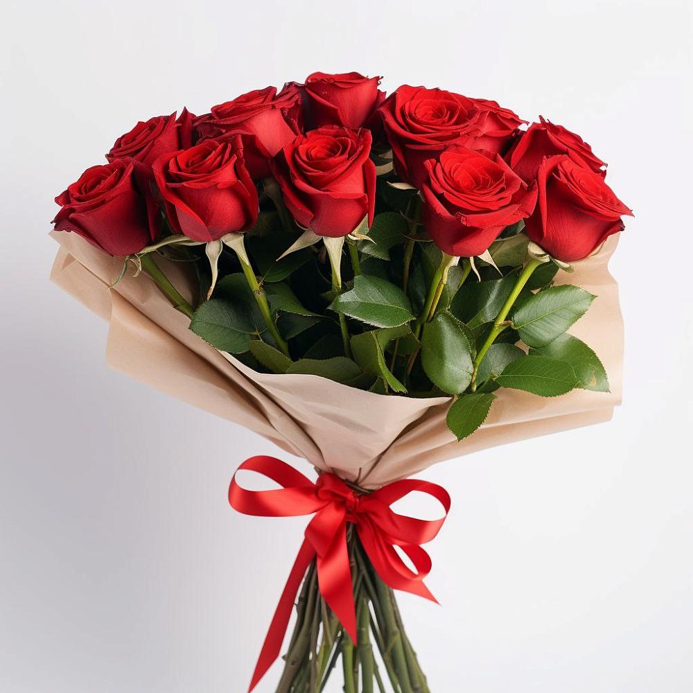 Букет 11 Красных роз Эдлесс Лав в Чистогорском