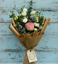 Букет цветов из:  Розы и Лизиантусы #REPLACE_PRED# Чистогорском